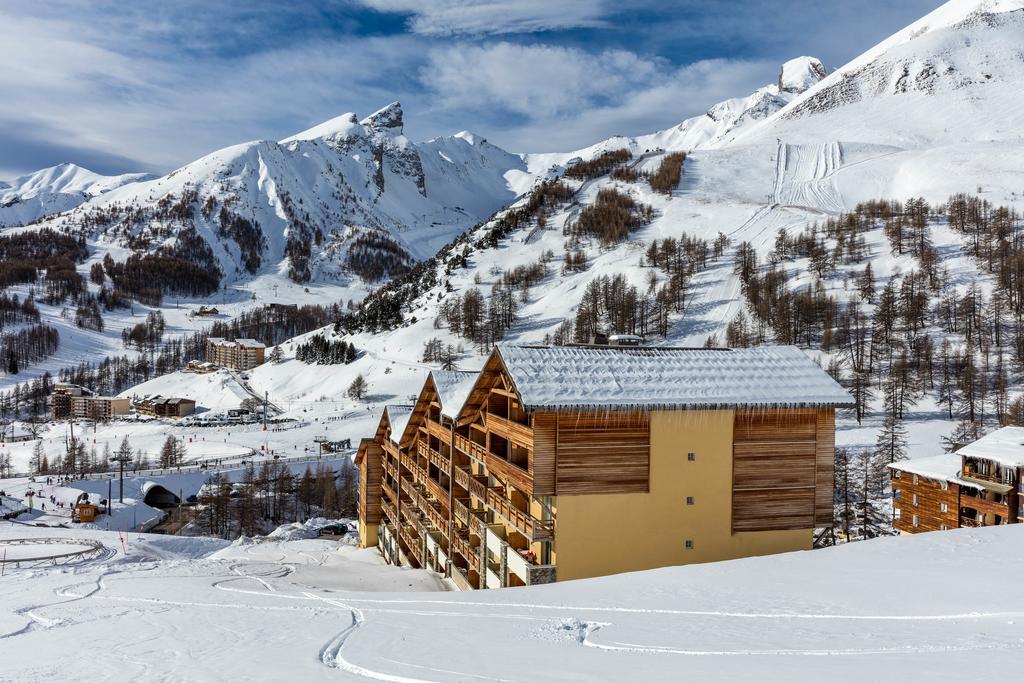 Les Cimes Du Val D'Allos Aparthotel Exterior foto