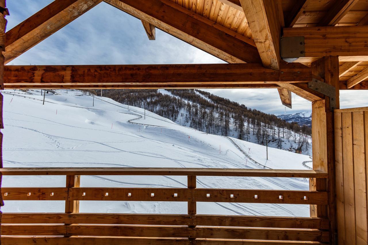 Les Cimes Du Val D'Allos Aparthotel Exterior foto