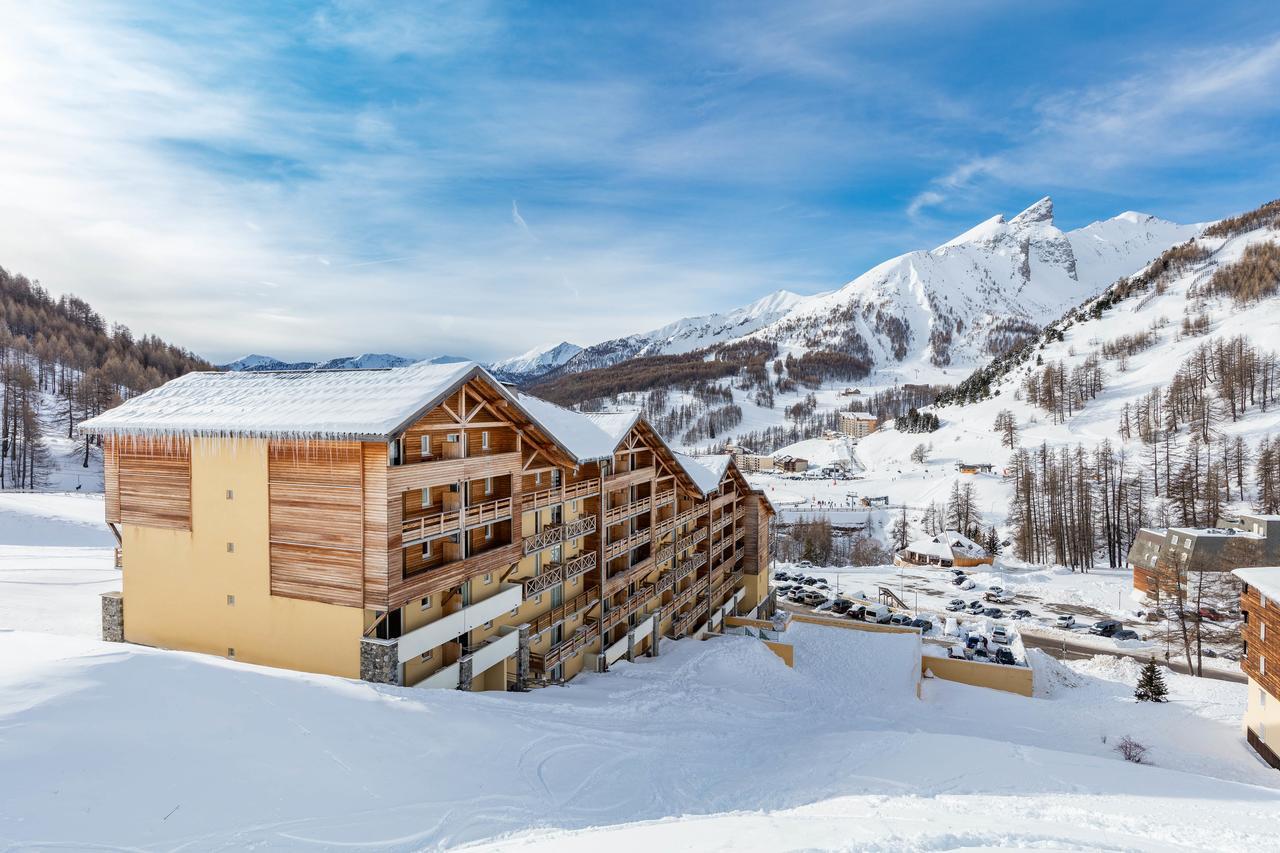 Les Cimes Du Val D'Allos Aparthotel Exterior foto