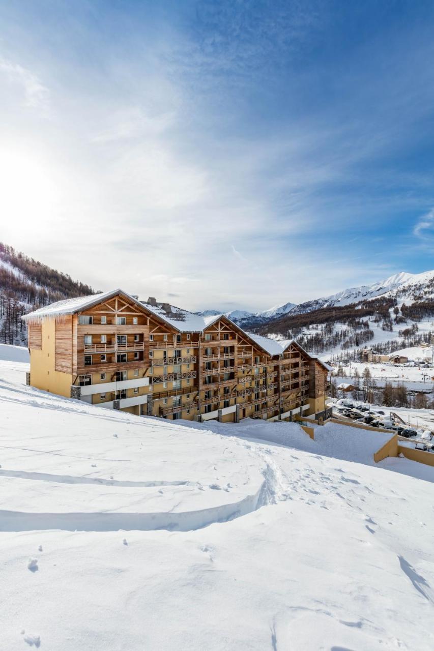 Les Cimes Du Val D'Allos Aparthotel Exterior foto